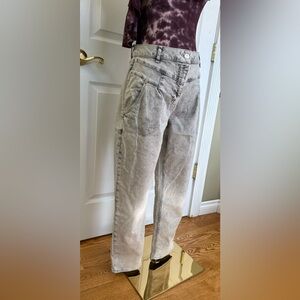 Acid Washed Retro High-Rise Jeans size 8